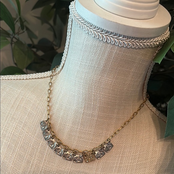 Tat2 Gold Roman Mixed Square Necklace - Picture 3 of 7